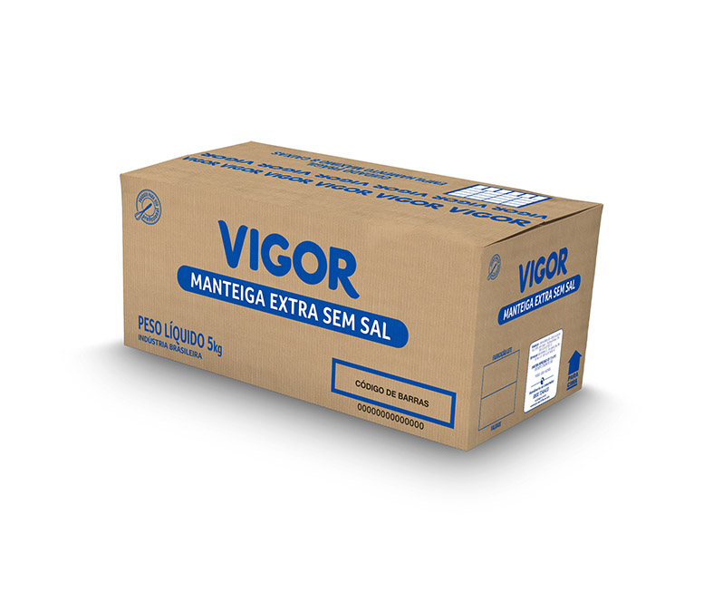 MANTEIGA EXTRA S/SAL 5KG VIGOR
