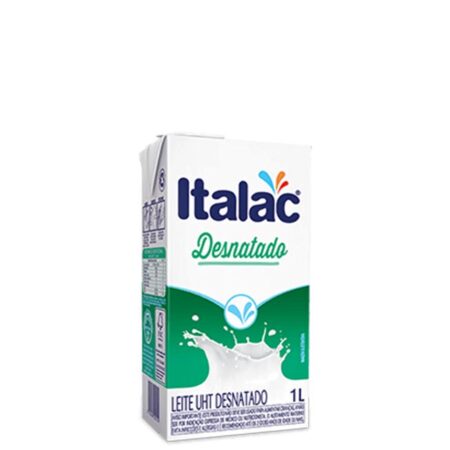 LEITE UHT DESNATADO 1L C TAMPA ITALAC
