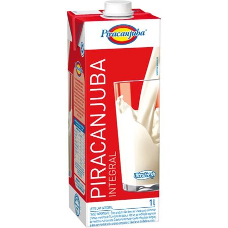 LEITE UHT INTEGRAL 1L C TAMP PIRACANJUBA