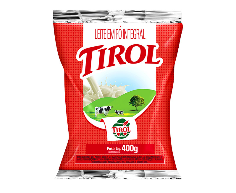LEITE PO INTEGRAL 400G TIROL