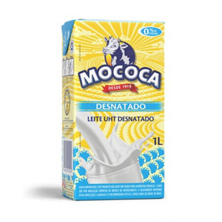 LEITE UHT DESNATADO 1L TAMPA FLIP MOCOCA