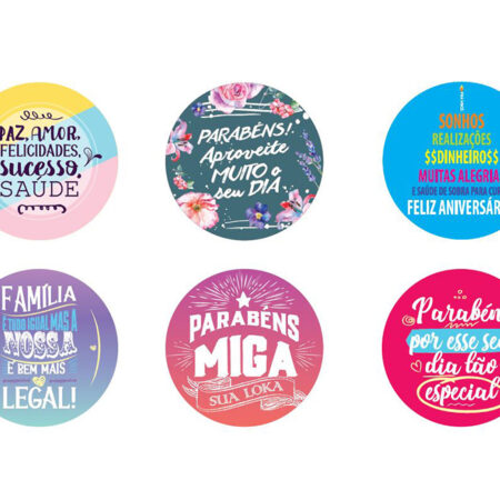 DISCO/WAFER FRASES 15CM C/12