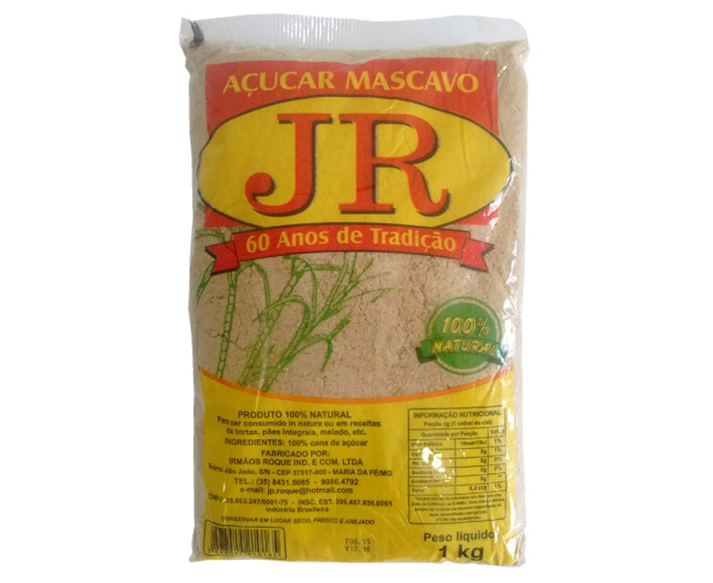 ACUCAR MASCAVO 1KG JR