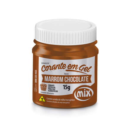 CORANTE GEL MARROM CHOCOLATE 15g