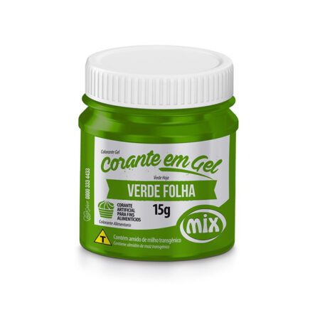 CORANTE GEL VERDE FOLHA 15g