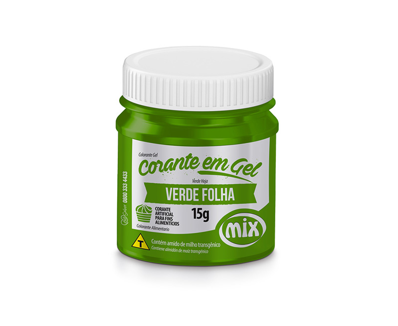 CORANTE GEL VERDE FOLHA 15g