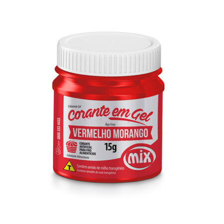 CORANTE GEL VERM MORANGO 15g