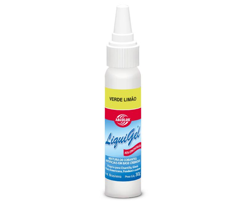 CORANTE LIQUIGEL VERDE LIMAO 30G ARCOLOR