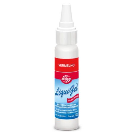 CORANTE LIQUIGEL VERMELHO 30G ARCOLOR