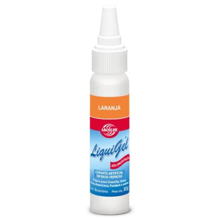 CORANTE LIQUIGEL LARANJA 30G ARCOLOR