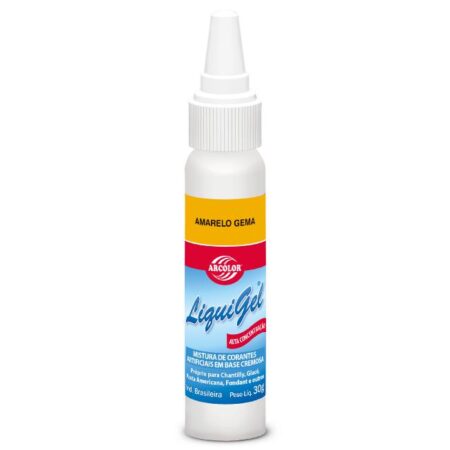 CORANTE LIQUIGEL AMARELO GEMA 30G ARCOLO