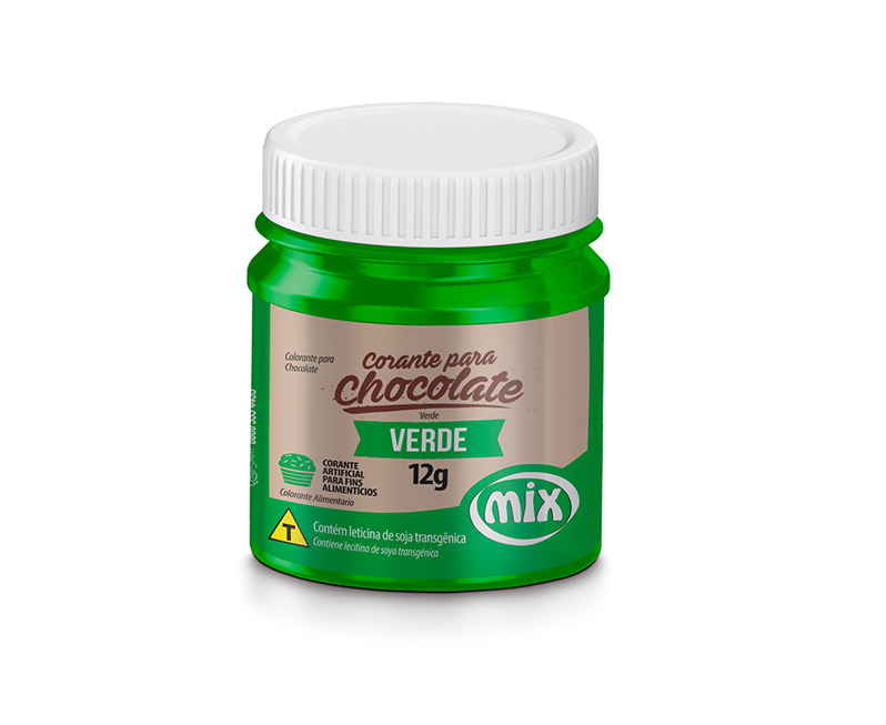 CORANTE P/CHOCOLATE VERDE 12G