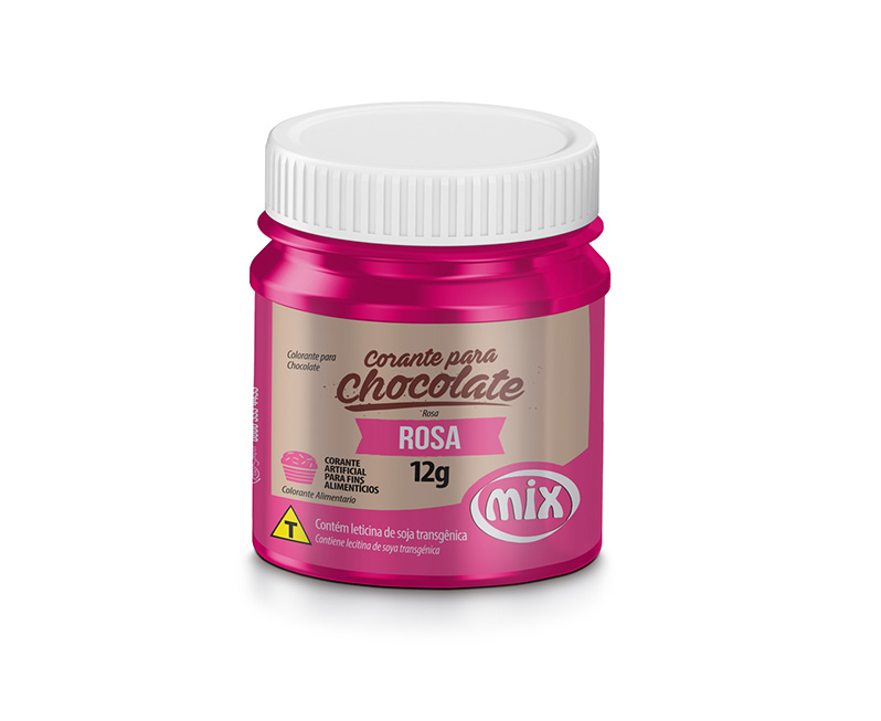CORANTE P/CHOCOLATE ROSA 12G