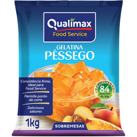 GELATINA PESSEGO 1KG