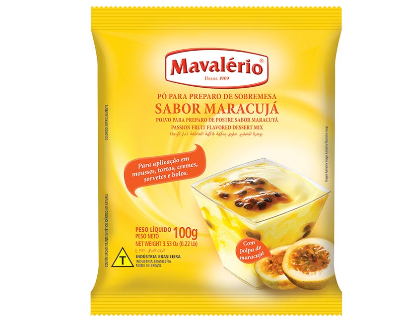 PO P/PREPARO SOBREMESA MARACUJA 100G