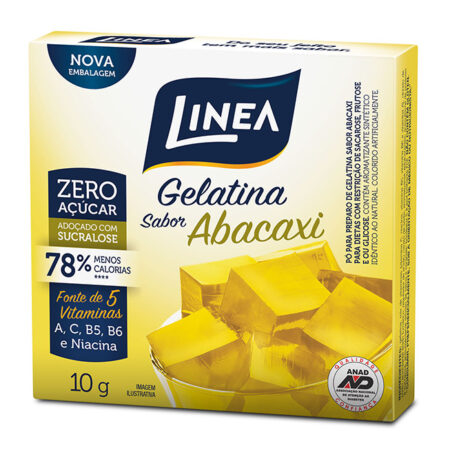 GELATINA ZERO ACUCAR ABACAXI 24X10G