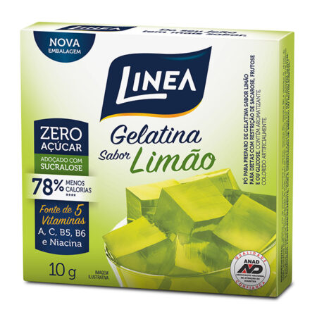 GELATINA ZERO ACUCAR LIMAO 24X10G