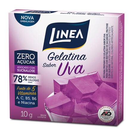 GELATINA ZERO ACUCAR  UVA 24X10G