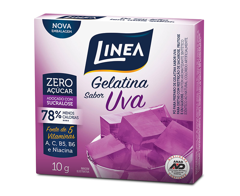 GELATINA ZERO ACUCAR UVA 24X10G