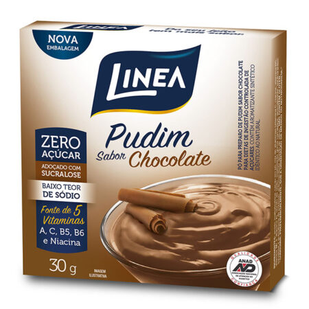 PUDIM ZERO ACUCAR CHOCOLATE 24X30G LINEA