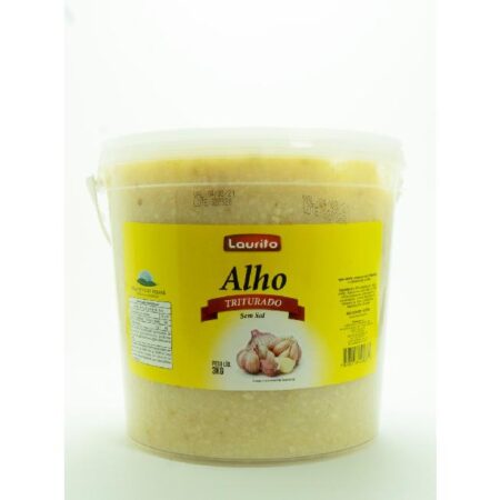 ALHO TRITURADO 3KG LAURITO