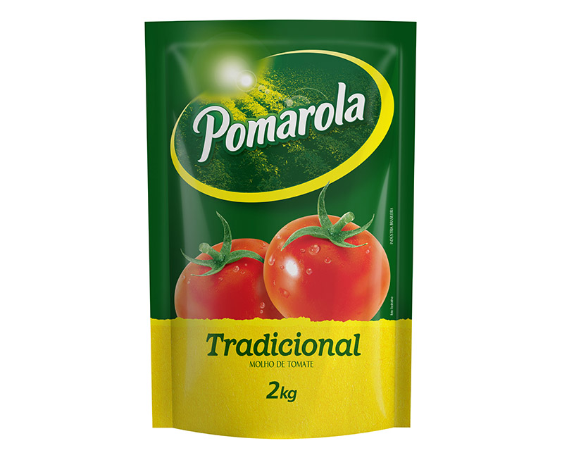 MOLHO TOMATE REFOGADO 2KG POMAROLA