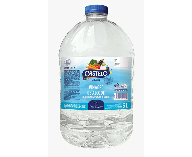 VINAGRE ALCOOL 5L CASTELO