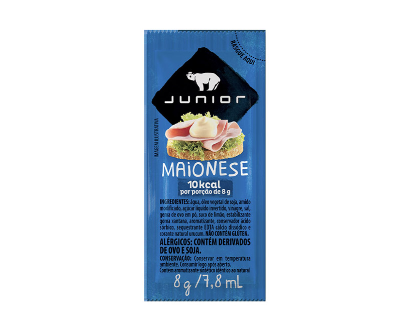 MAIONESE SACHET 176X8G JUNIOR