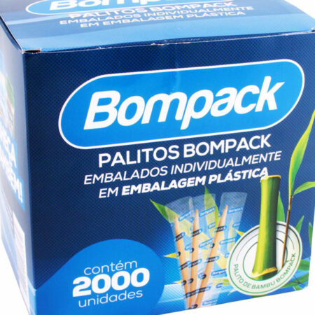 PALITO DE DENTE INDIVIDUAL BAMBU C/2000