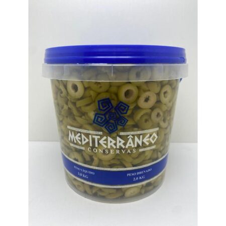 AZEITONA VERDE FATIADA 2KG MEDITERRANEO