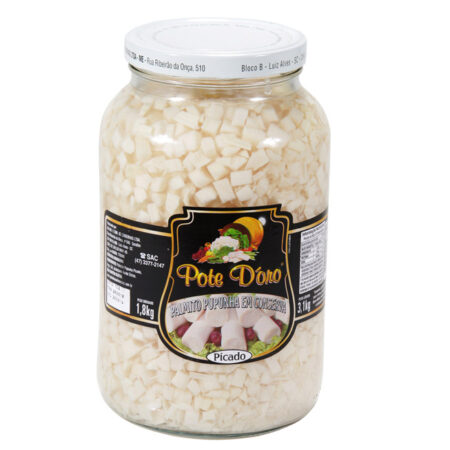 PALMITO PICADO 1.8KG (VIDRO) PUPUNHA