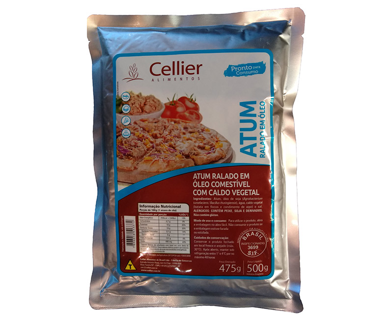 ATUM RALADO 500G (475 DRE) CELLIER