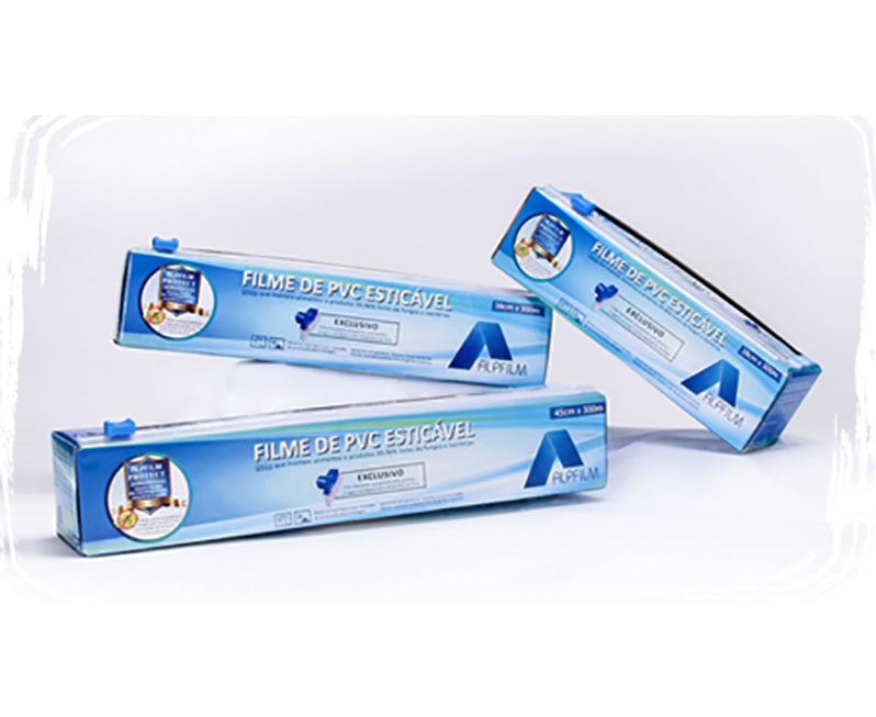 FILME PVC ESTICAVEL 40CM X 600M