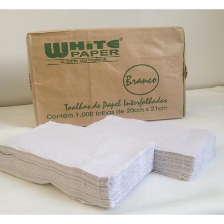 PAPEL INTERFOLHAS BRANCO C/1000 20X21
