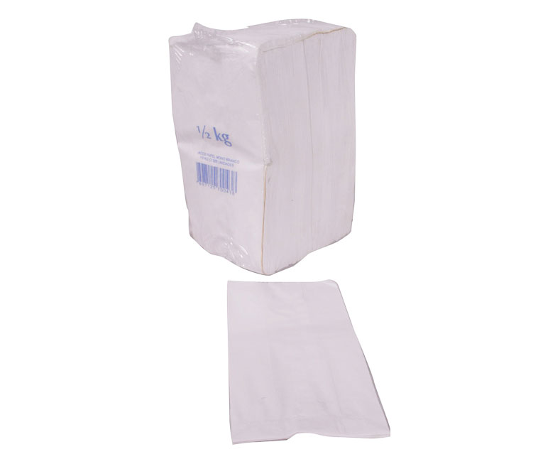 SACO PAPEL BRANCO 1/2kg C/500
