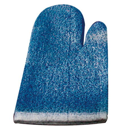 LUVA MAO GATO GRAFATEX AZUL C.CURTO 35CM