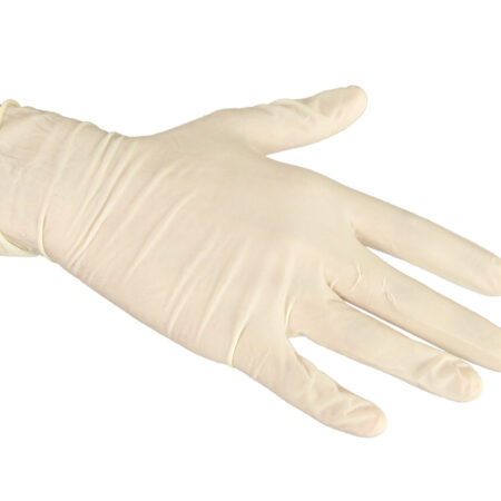 LUVA DESCARTAVEL LATEX C/100 "G" C/TALCO