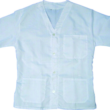 JALECO BRANCO S/GOLA *G*