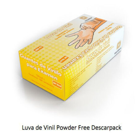 LUVA DESCARTAVEL PLASTICA C/100