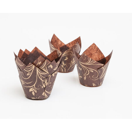 TULIP MARRON DEC DOURADO C/200