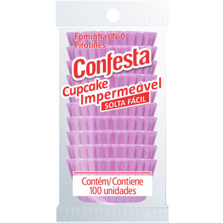 FORMINHA CUP CAKE ROSA CLARO C/100