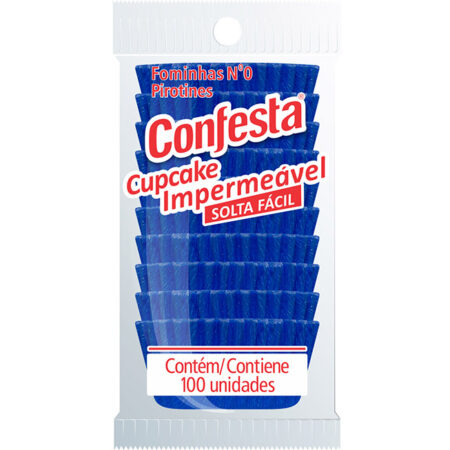 FORMINHA CUP CAKE AZUL ESCURO C/100