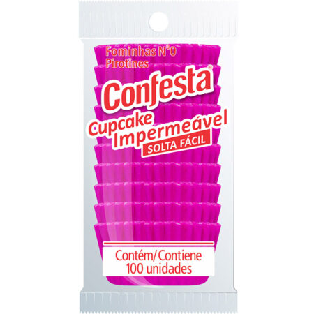 FORMINHA CUP CAKE ROSA FORTE C/100