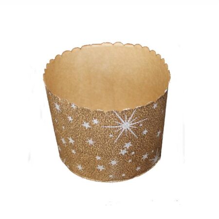 FORMA PANETONE DECORADA 500G C/100