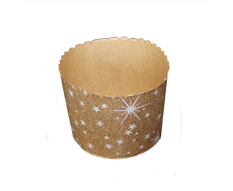 FORMA PANETONE DECORADA 500G C/100