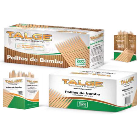 PALITO DE DENTE INDIVIDUAL BAMBU C/2000