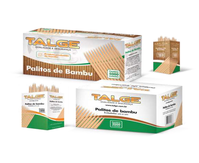 PALITO DE DENTE INDIVIDUAL BAMBU C/2000