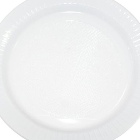 PRATO PLASTICO 18CM C/10
