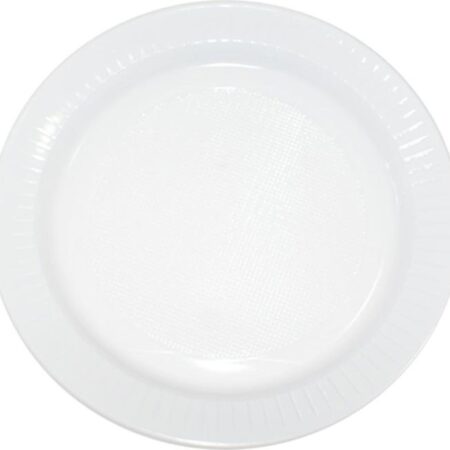 PRATO PLASTICO 21CM C/10