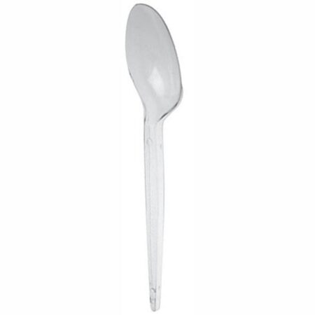 COLHER PLASTICA SOBREMESA C/50